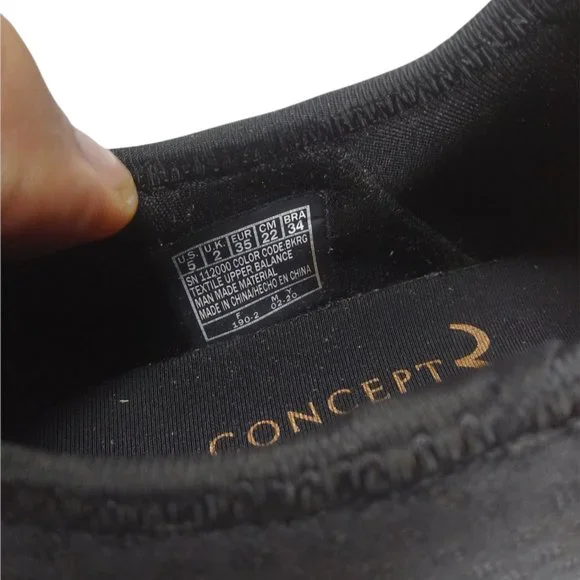 Concept 3 by Skechers Women's Alexxi Fashion Slip-on Sneaker, Black/Rose Gold 5 - Picture 11 of 12